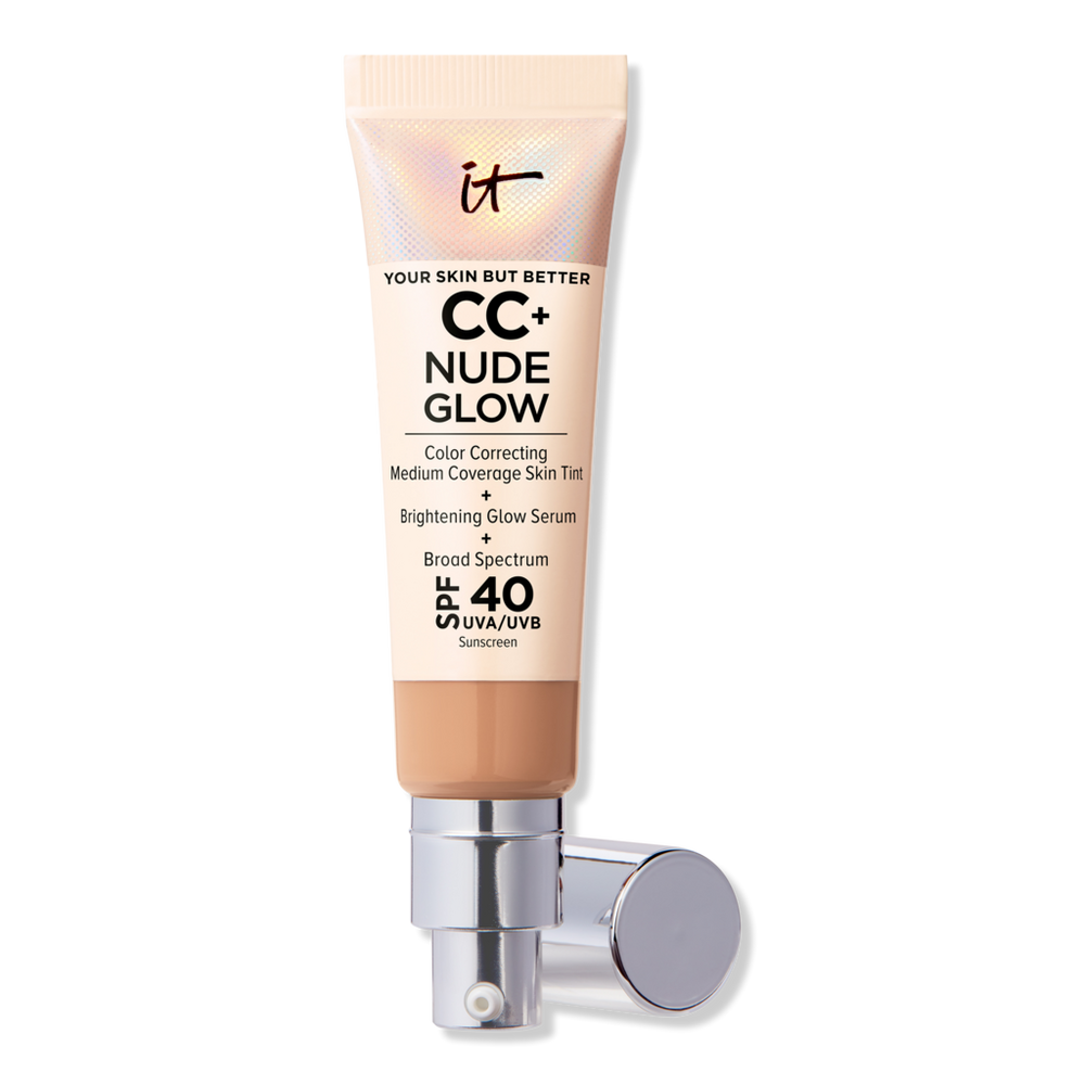 It Cosmetics Cc+ Nude Glow Lightweight Foundation + Glow Serum With Spf 40 - Medium Tan