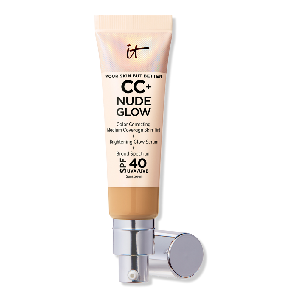 It Cosmetics Cc+ Nude Glow Lightweight Foundation + Glow Serum With Spf 40 - Tan Warm