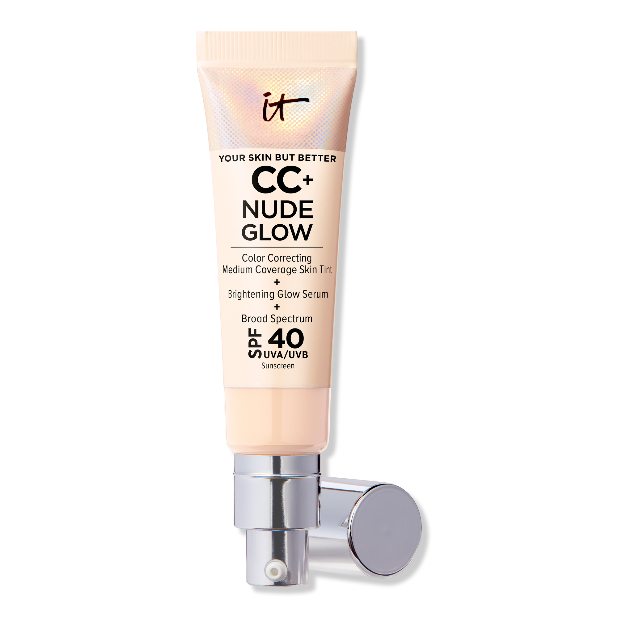 IT Cosmetics CC+ Nude Glow Lightweight Foundation + Glow Serum with SPF 40 #1