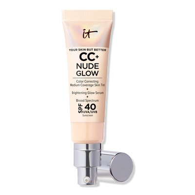 IT Cosmetics CC+ Nude Glow Lightweight Foundation + Glow Serum with SPF 40