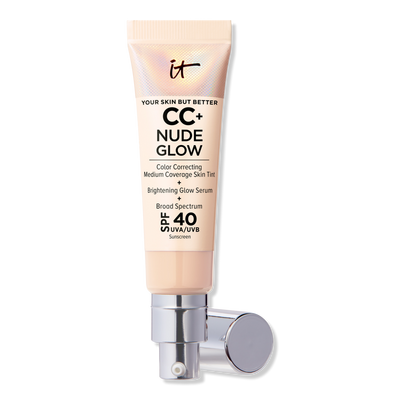 IT Cosmetics CC+ Nude Glow Lightweight Foundation + Glow Serum with SPF 40