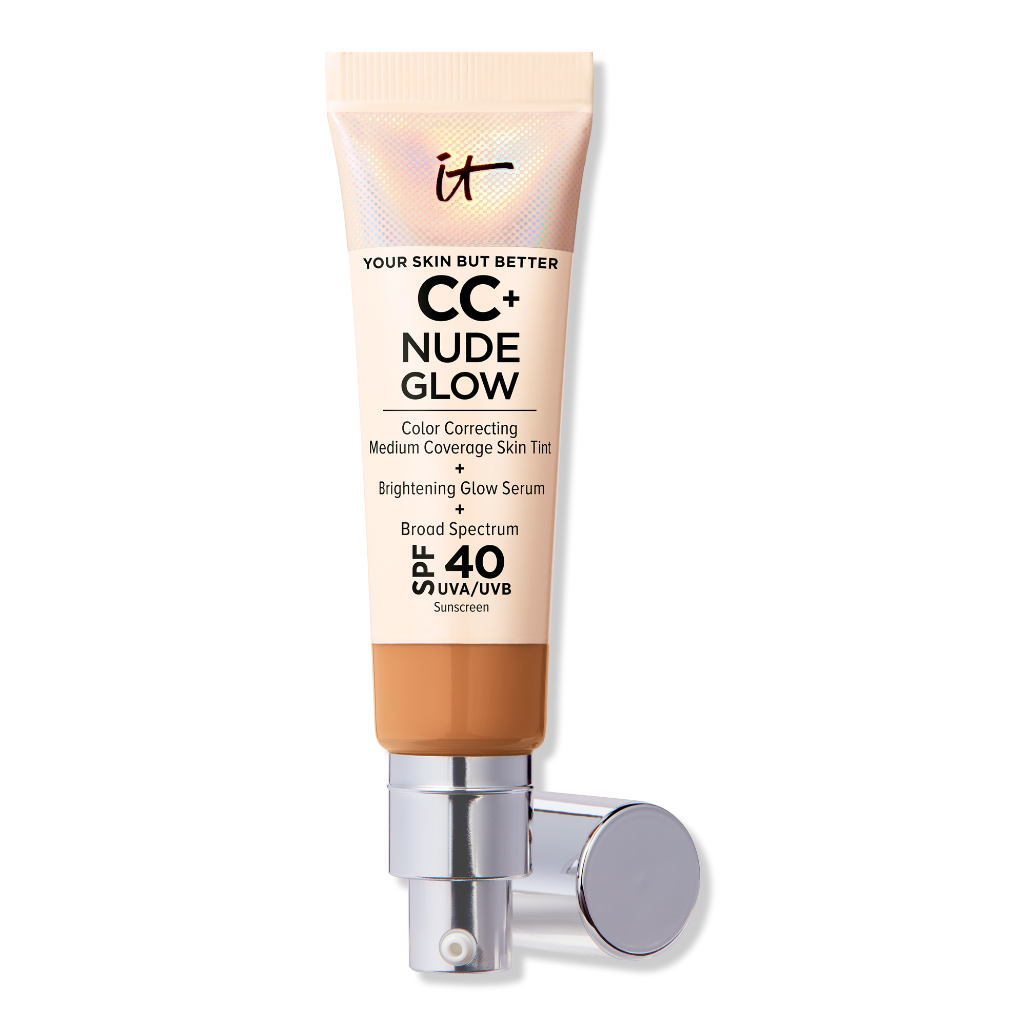 IT Cosmetics CC+ Nude Glow Lightweight Foundation + Glow Serum with SPF 40 #1