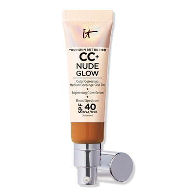 IT Cosmetics CC+ Nude Glow Lightweight Foundation + Glow Serum with SPF 40