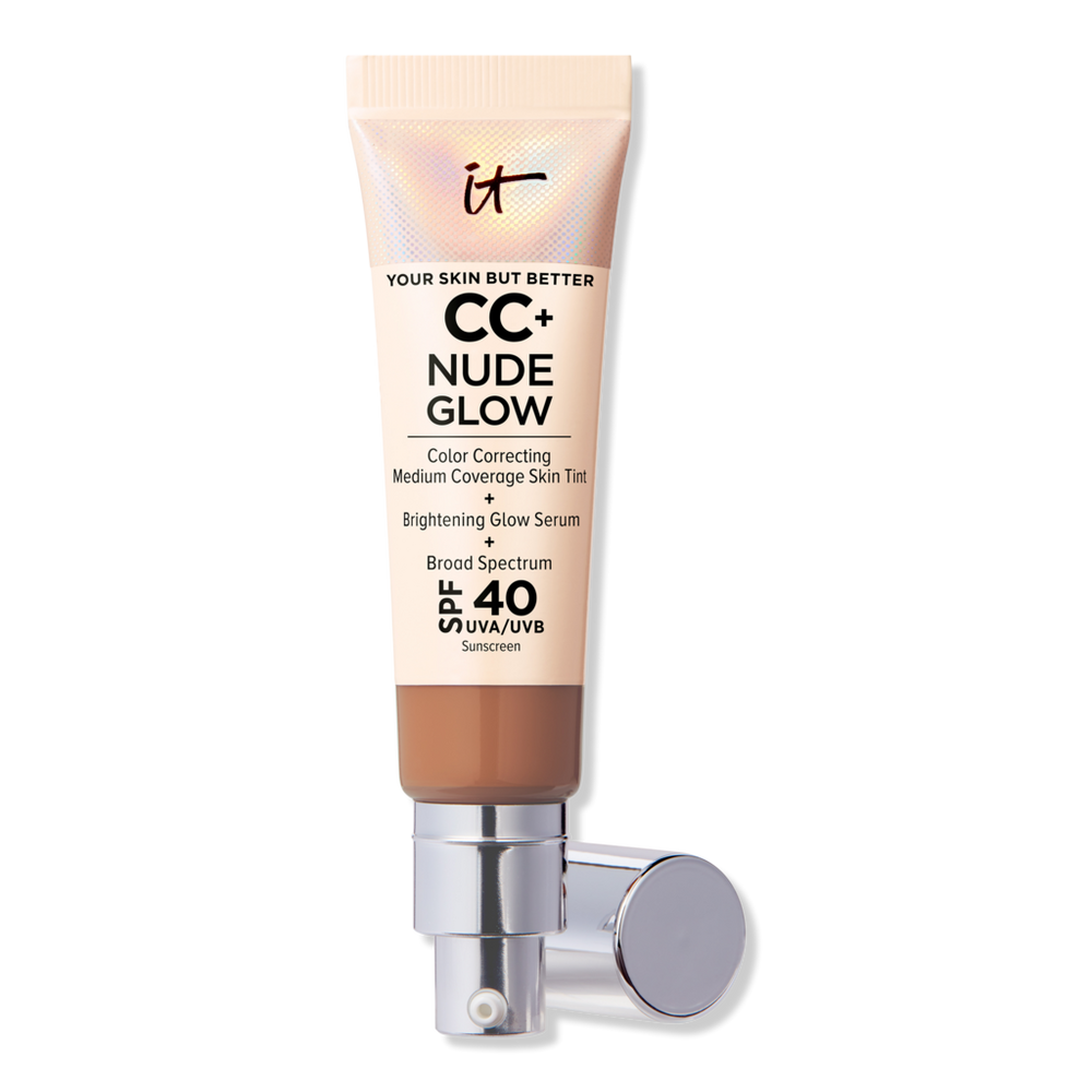 It Cosmetics Cc+ Nude Glow Lightweight Foundation + Glow Serum With Spf 40 - Rich Honey
