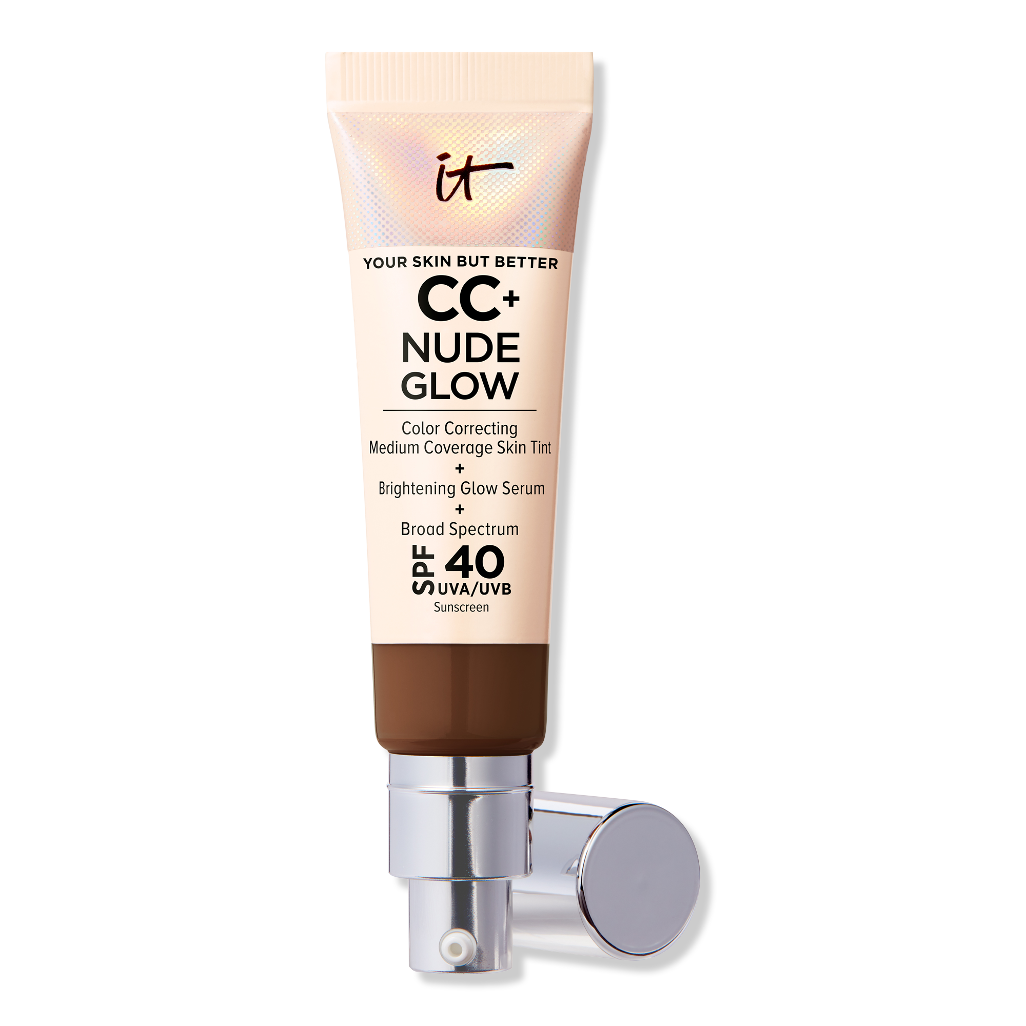 IT Cosmetics CC+ Nude Glow Lightweight Foundation + Glow Serum with SPF 40 #1