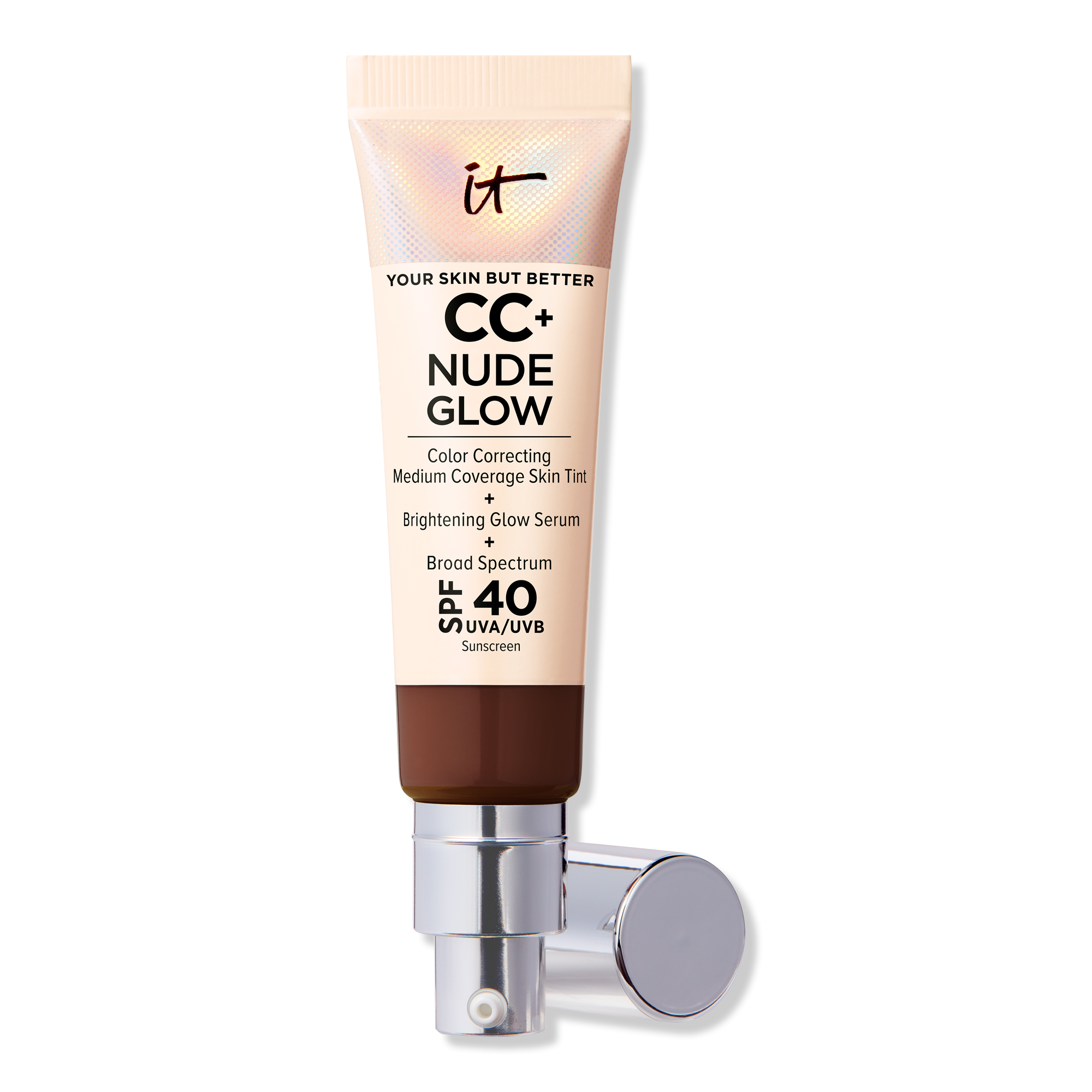 IT Cosmetics CC+ Nude Glow Lightweight Foundation + Glow Serum with SPF 40 #1