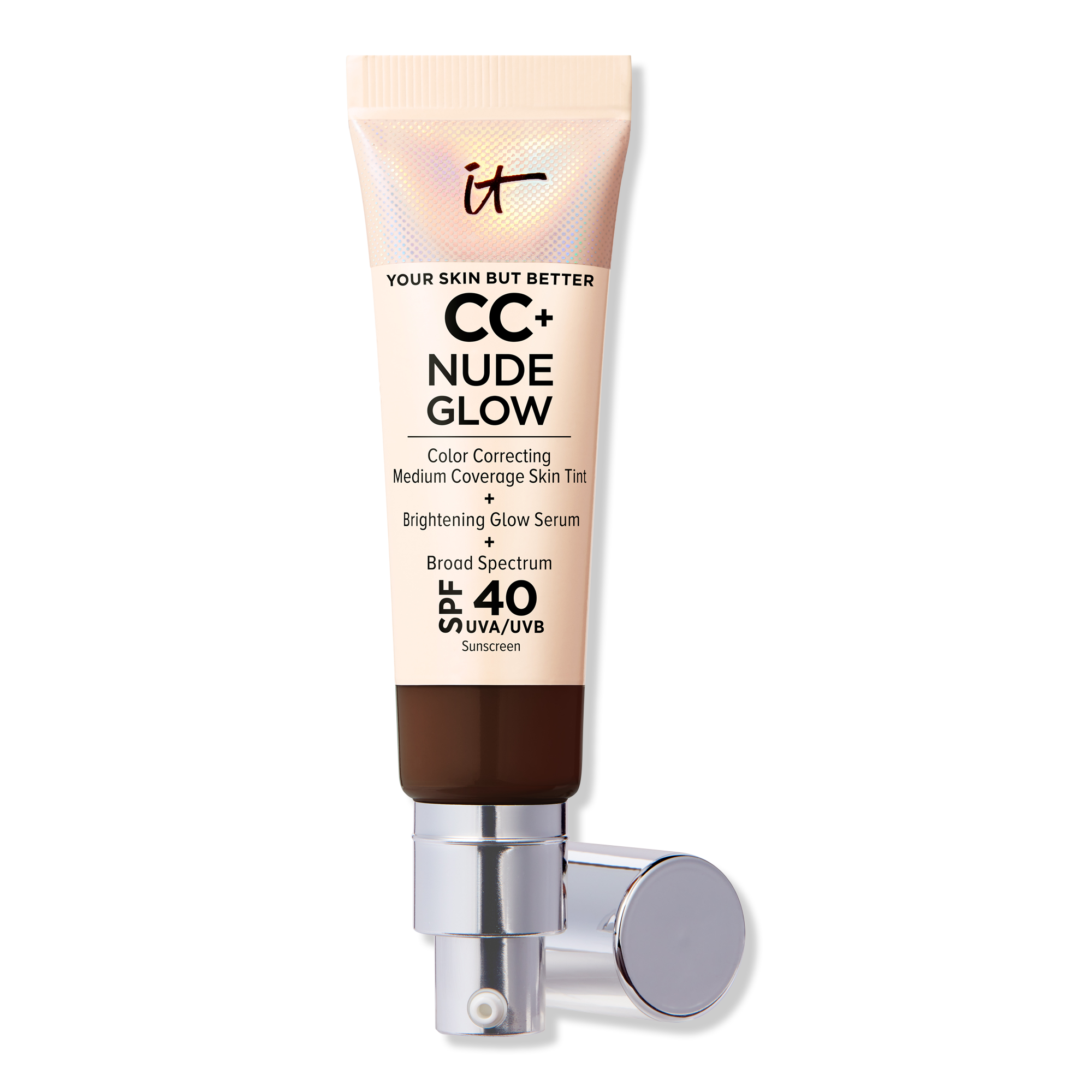 IT Cosmetics CC+ Nude Glow Lightweight Foundation + Glow Serum with SPF 40 #1