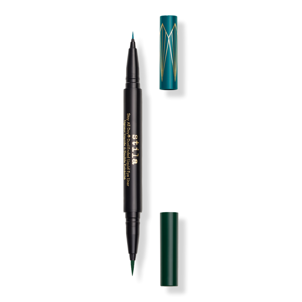 Stila Stay All Day Dual-ended Waterproof Liquid Eyeliner - Teal / Intense Jade