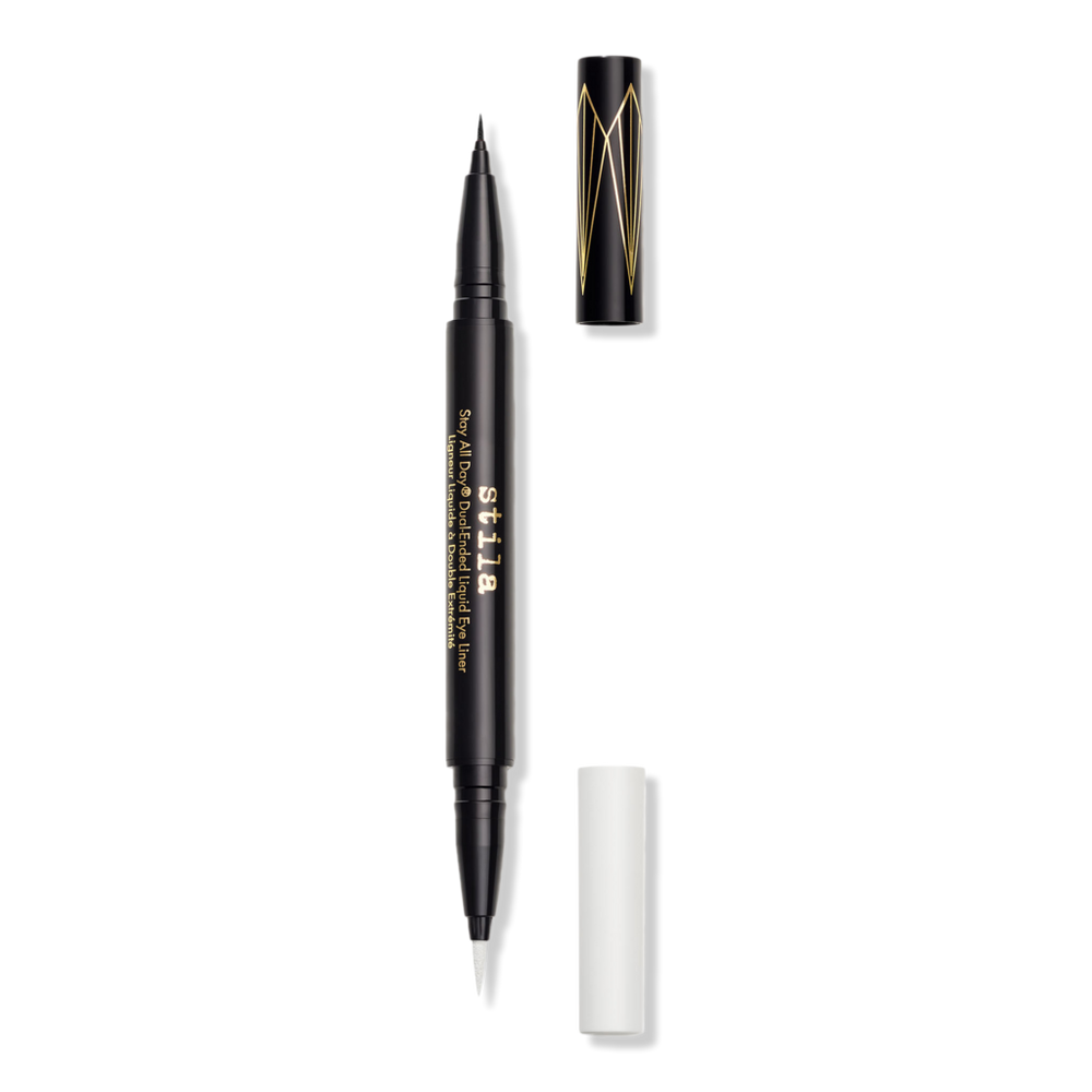 Stila Stay All Day Dual-ended Waterproof Liquid Eyeliner - Intense Black / Snow