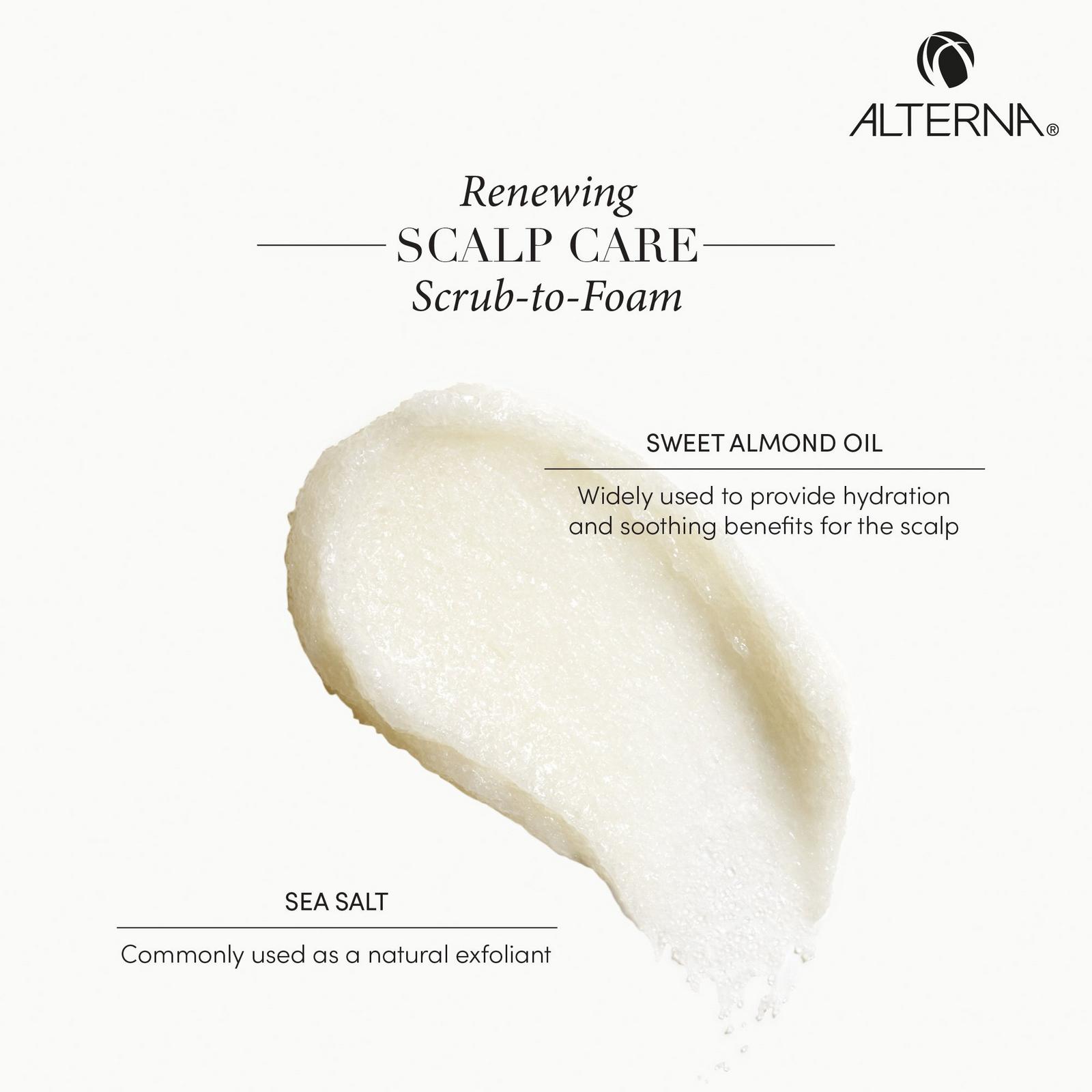 Alterna Renewing Scalp Care Scrub To Foam 6oz Alterna Renewing Scalp Care Scrub To Foam 6oz