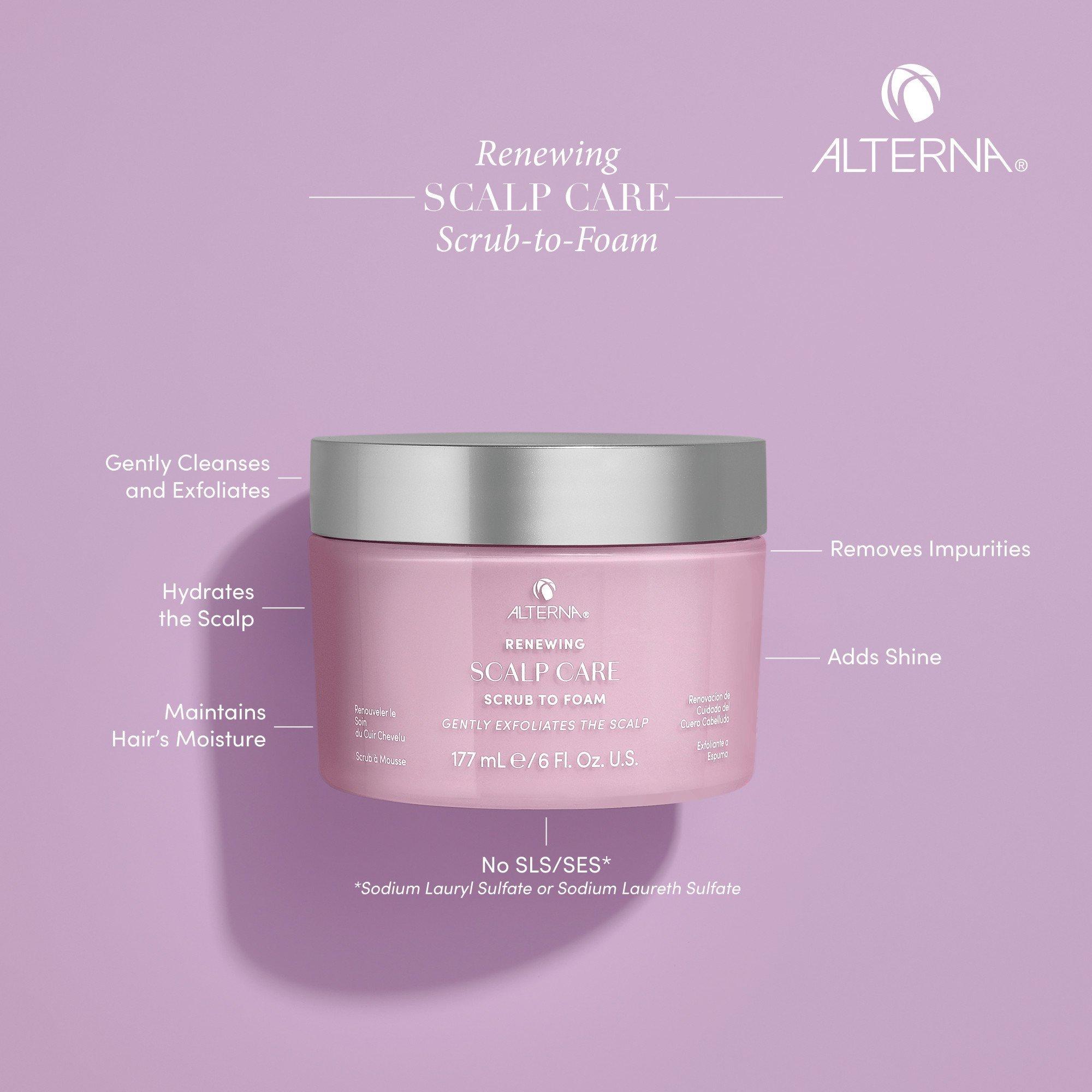Пенящийся скраб для кожи головы Alterna Renewing Scalp Care — фото 3