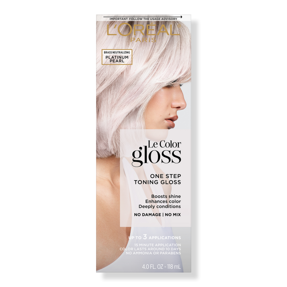 L'oreal Le Color Gloss One Step Toning Gloss - Platinum Pearl