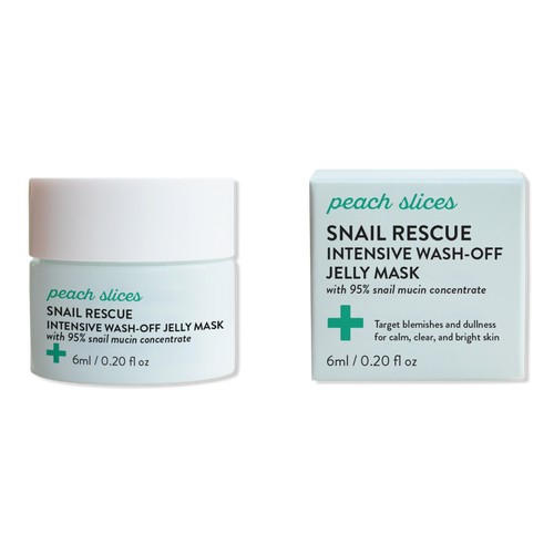 Peach Slices - Free Snail Rescue Intensive Wash-Off Jelly Mask