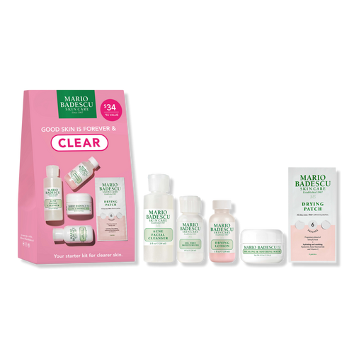 【MariO 】Dermatology スキンケアセット Mario Badescu - Good Skin is Forever & Clear Kit | Ulta Beauty