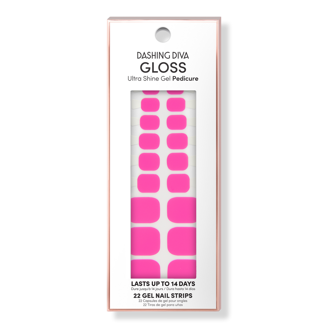 Dashing Diva Shocking Pink Gloss Ultra Shine Gel Color #1