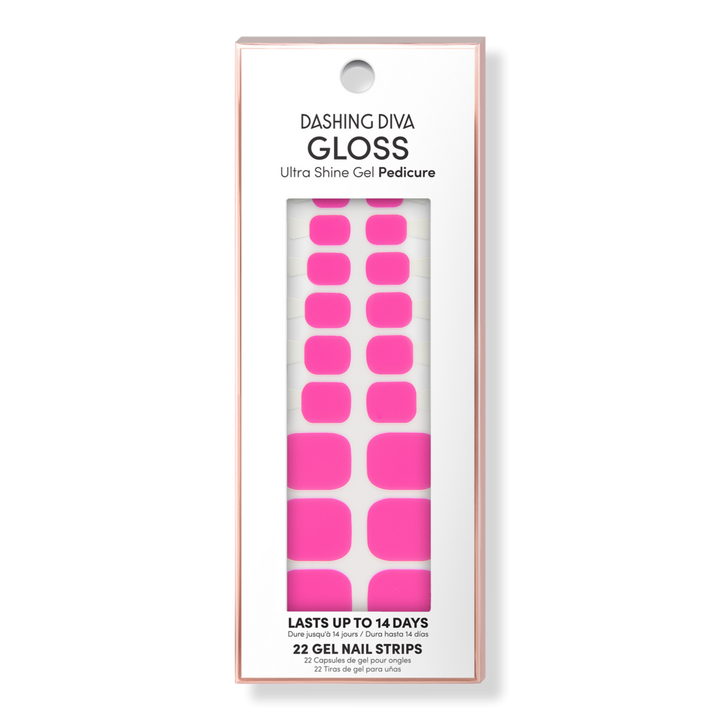 Dashing Diva Shocking Pink Gloss Ultra Shine Gel Color #1