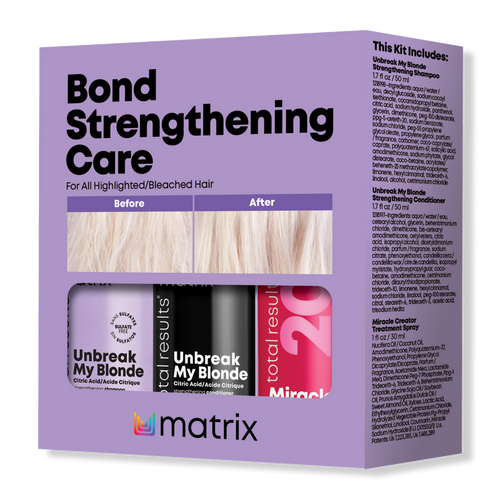 In hoeveelheid Springplank Ashley Furman Unbreak My Blonde Mini Kit for Damaged Blonde Hair - Matrix | Ulta Beauty