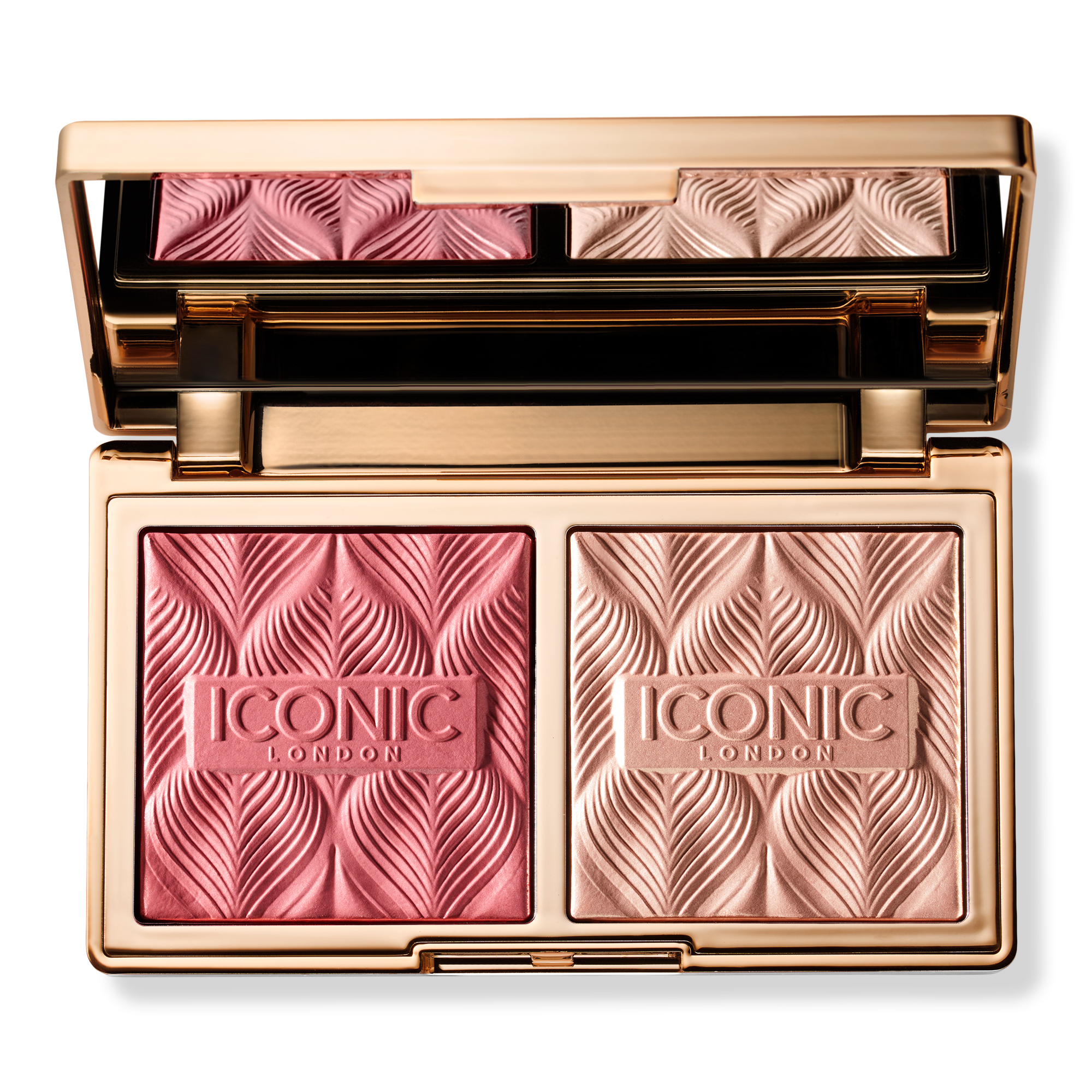 ICONIC LONDON Silk Glow Duo Blush & Highlight Gel-Powders #1