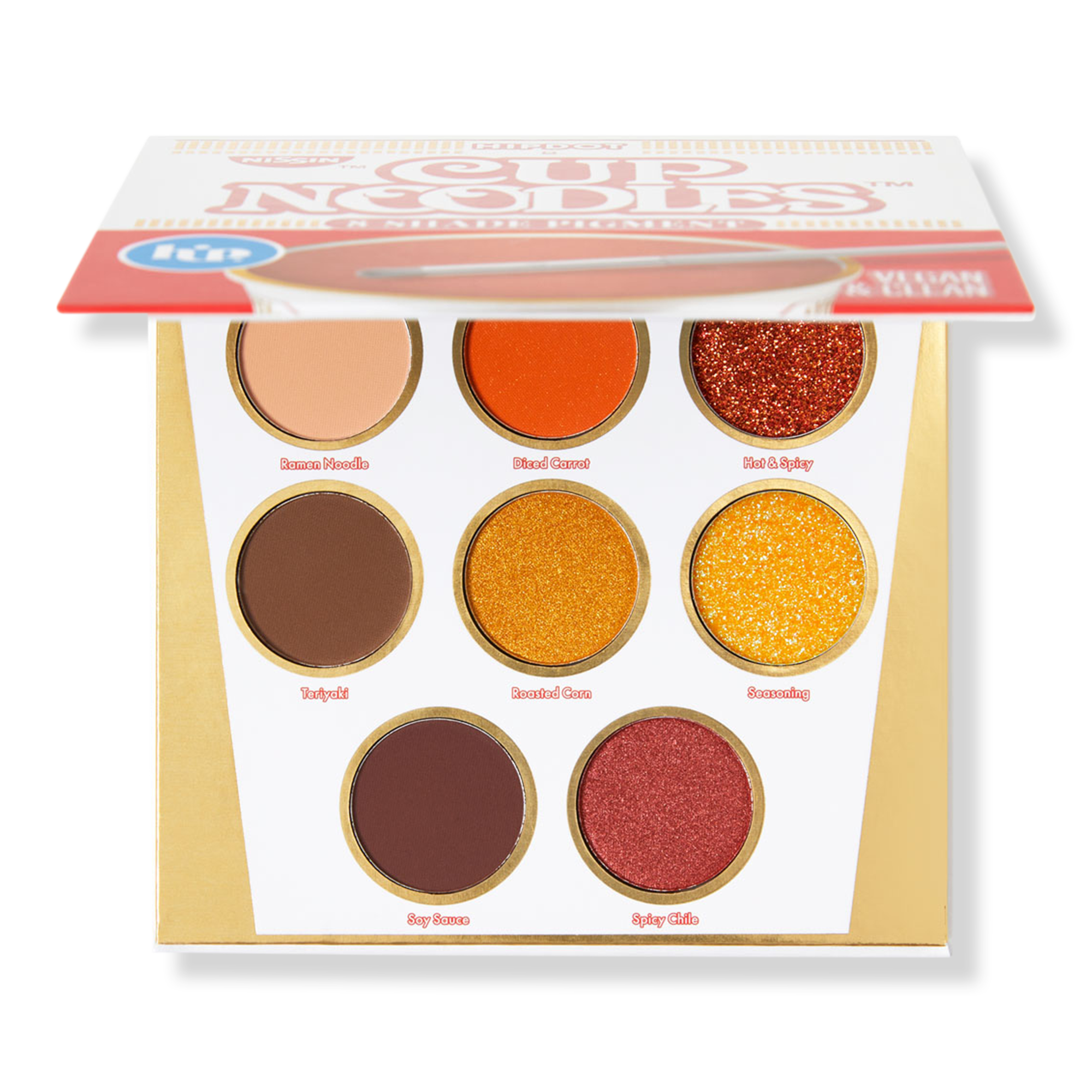 HipDot HipDot x Cup Noodles 8 Shade Pigment Palette #1