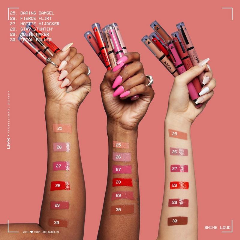 NYX Professional Makeup - Fierce Flirt Shine Loud High Shine Long