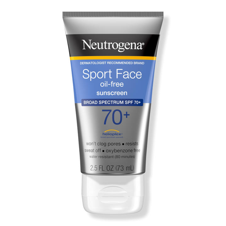 Sport Face OilFree Lotion Sunscreen, SPF 70+ Neutrogena Ulta Beauty