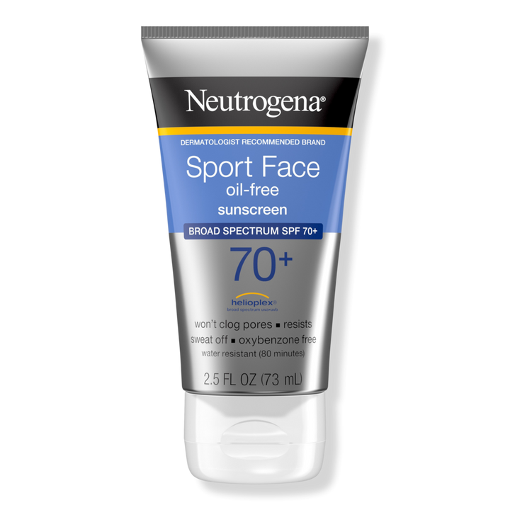 Neutrogena Sport Face Oil-Free Lotion Sunscreen, SPF 70+ #1
