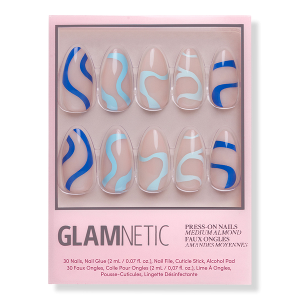 Glamnetic Wavy Blues Press-On Nails #1