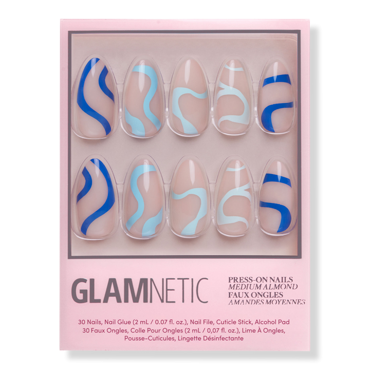 Glamnetic Wavy Blues Press-On Nails #1