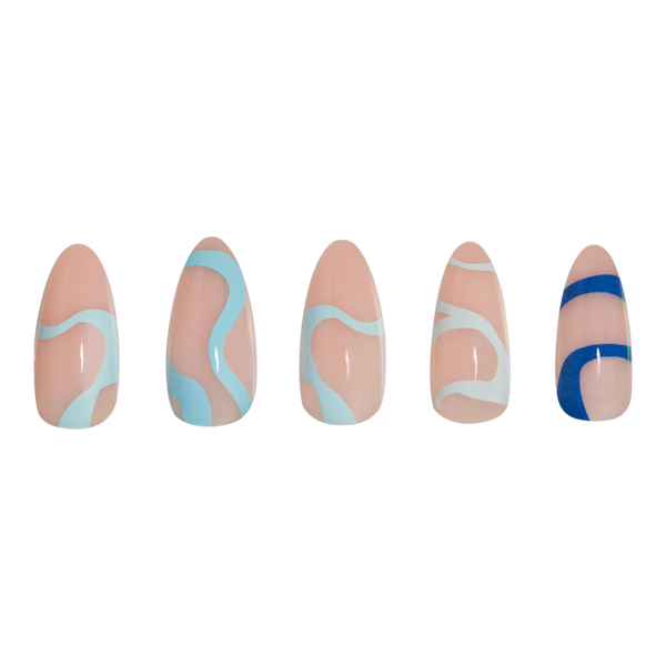 Glamnetic Wavy Blues Press-On Nails #3