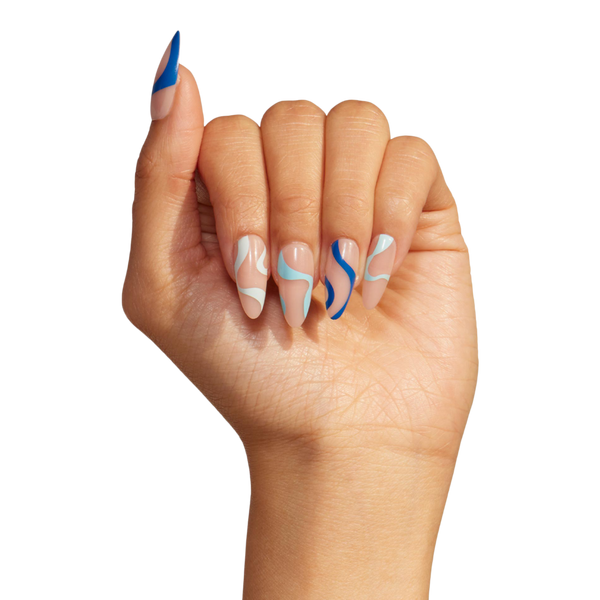 Glamnetic Wavy Blues Press-On Nails #5