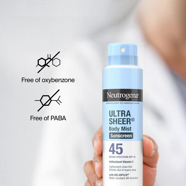Neutrogena Ultra Sheer Lightweight Sunscreen Spray SPF 45 #6
