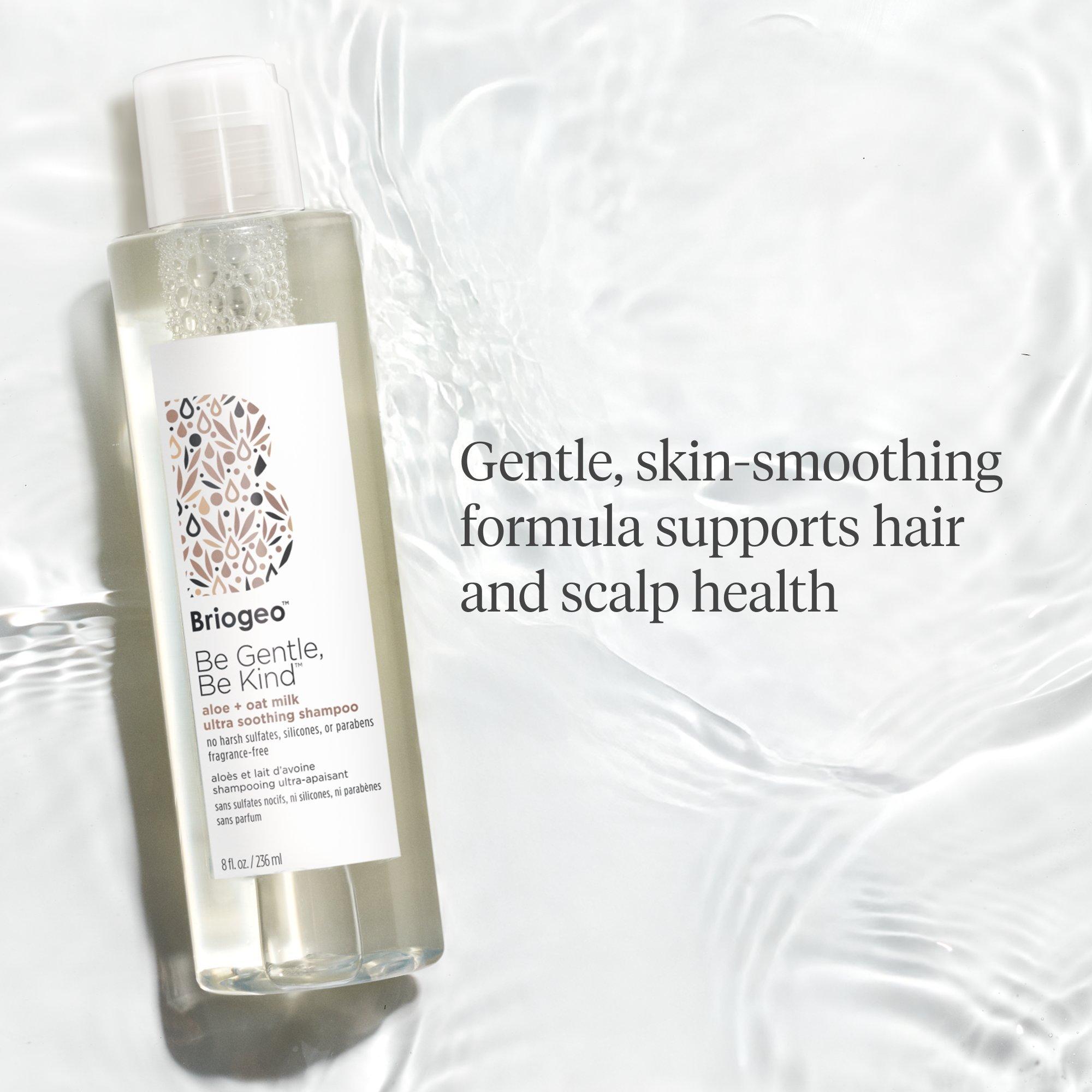 Гипоаллергенный шампунь без отдушки Briogeo Be Gentle, Be Kind Aloe + Oat Milk — фото 3
