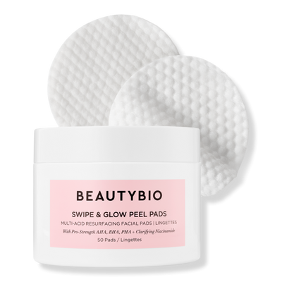 BeautyBio Swipe & Glow Peel Pads with AHA, BHA, PHA + Niacinamide