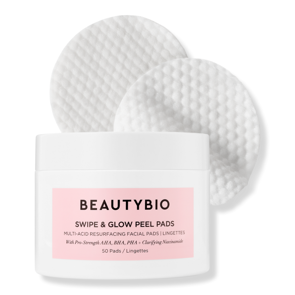 Beautybio Swipe & Glow Peel Pads With Aha, Bha, Pha + Niacinamide
