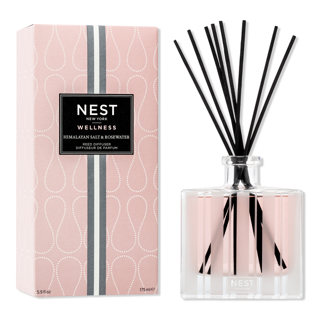 NEST New York Himalayan Salt & Rosewater Reed Diffuser #1