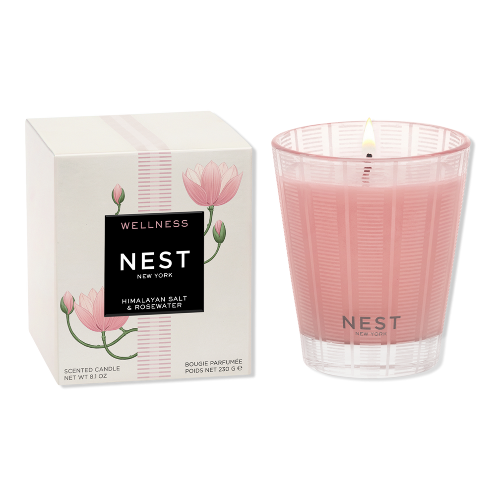 Nest New York Himalayan Salt & Rosewater Classic Candle In Pink