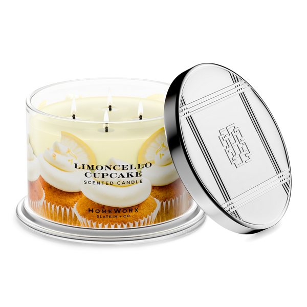 HomeWorx Limoncello Cupcake 4 Wick Scented Candle #2