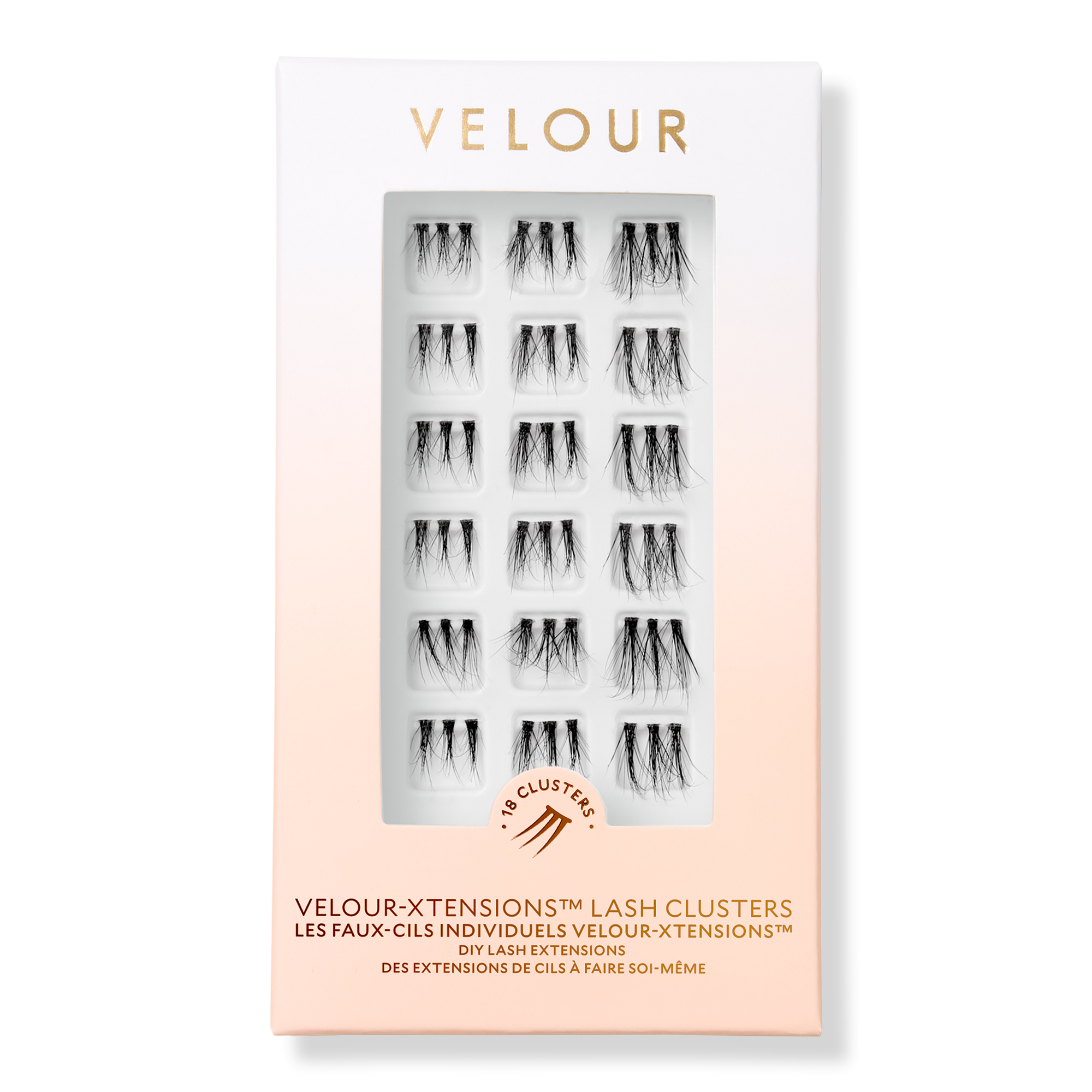 Velour Lashes Velour-Xtension Classic Lash Extension Cluster Refills #1