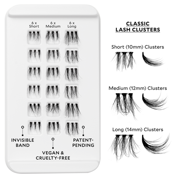 Velour Lashes Velour-Xtension Classic Lash Extension Cluster Refills #2