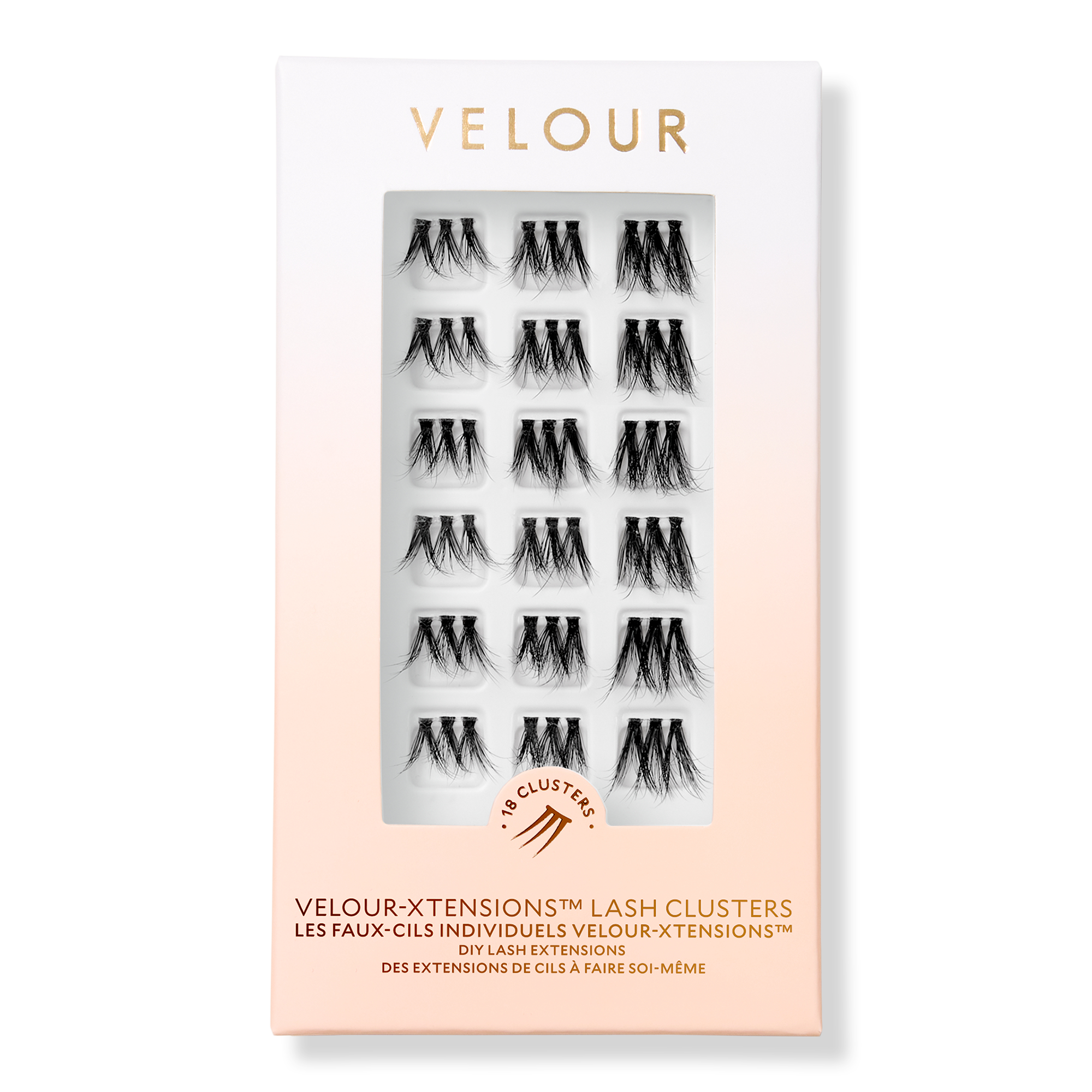 Velour Lashes Velour-Xtension Volume Lash Extension Clusters Refills #1