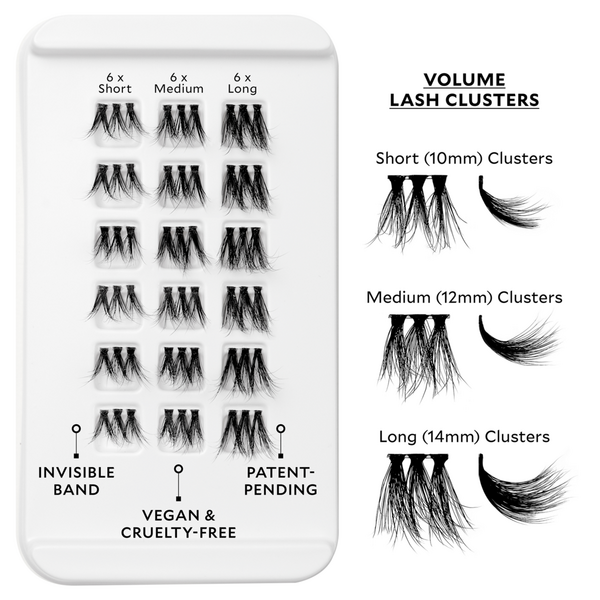 Velour Lashes Velour-Xtension Volume Lash Extension Clusters Refills #2