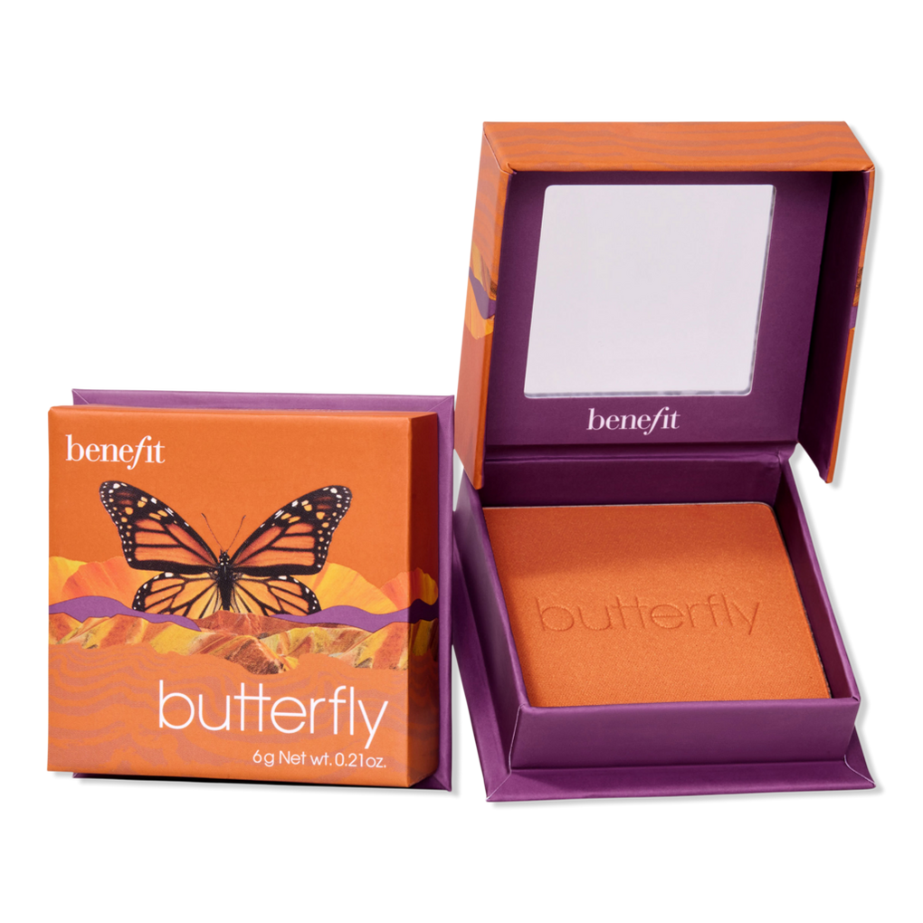 Butterfly Golden Orange Blush WANDERful World Silky-Soft Powder