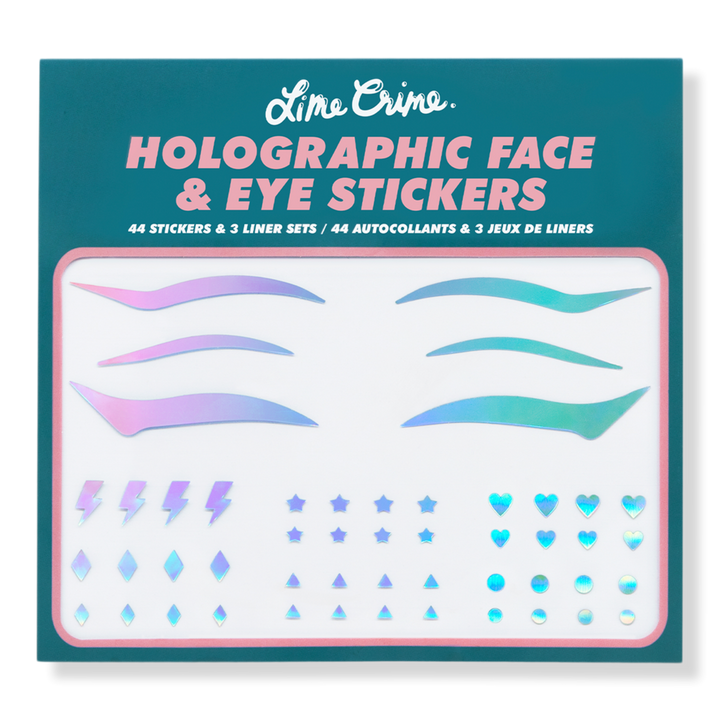 Holographic Face & Eye Stickers Lime Crime Ulta Beauty