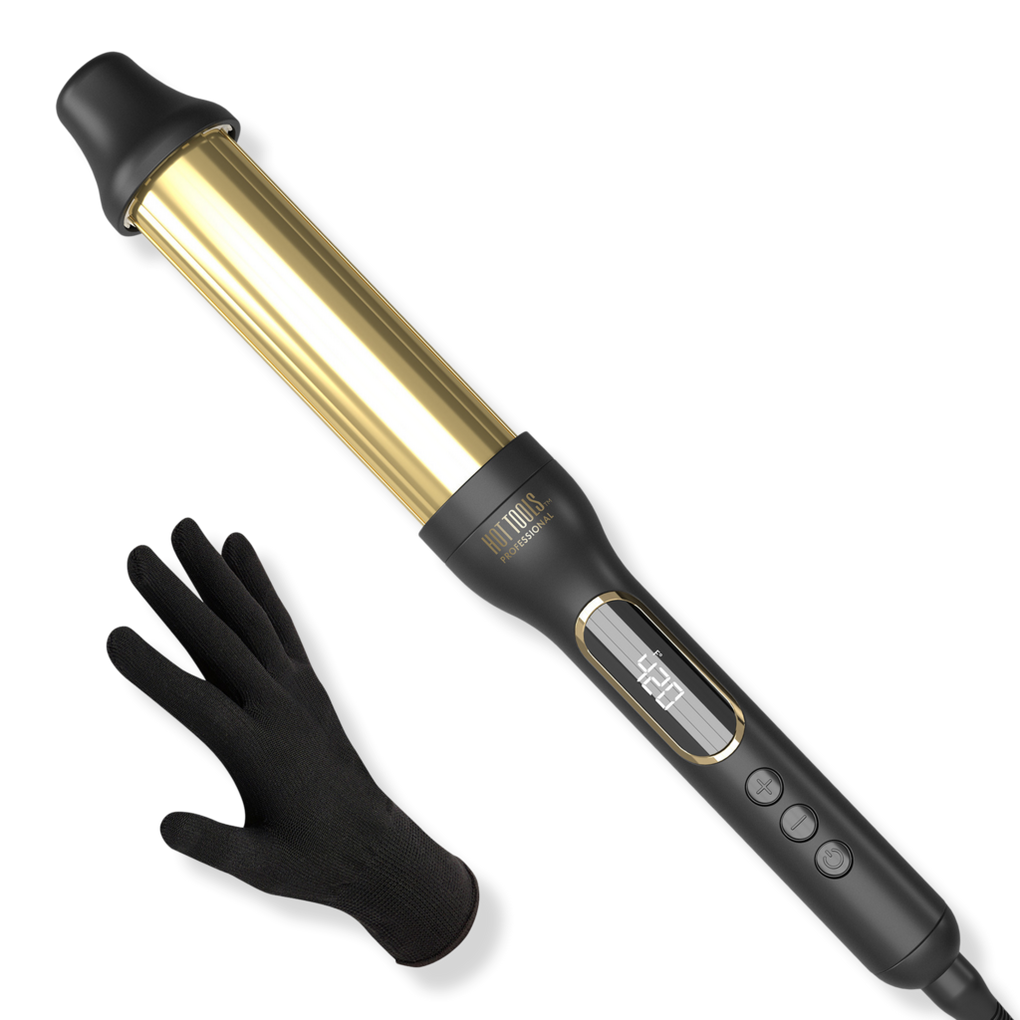 Pro beauty tools outlet gold curling iron