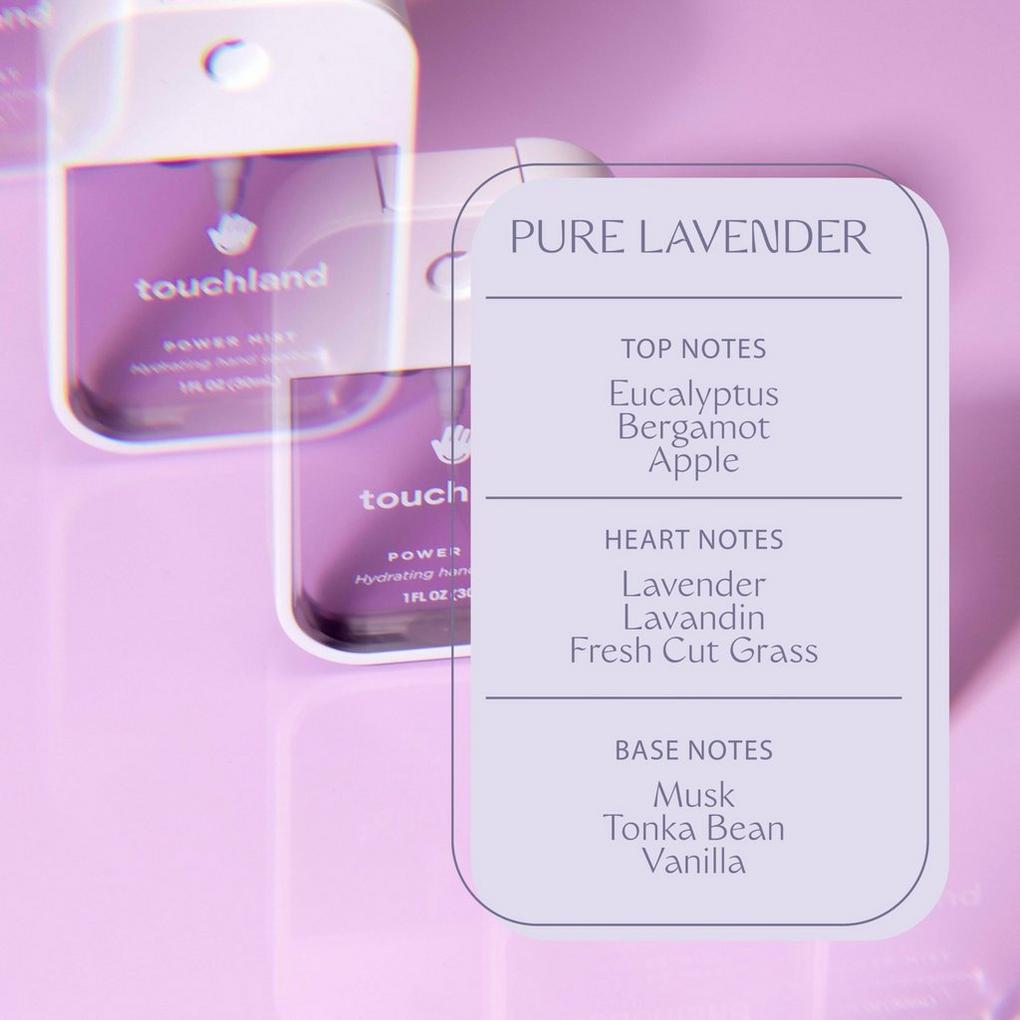 Touchland Hand Sanitizer Power Mist Pure Lavender