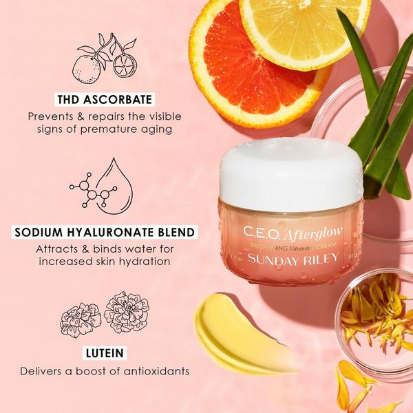 SUNDAY RILEY C.E.O. Afterglow Brightening Vitamin C Cream #3