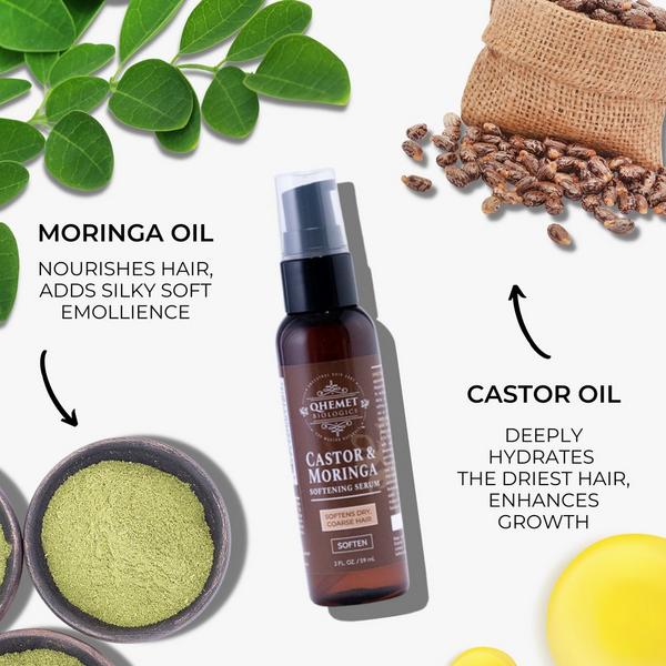 Qhemet Biologics Castor & Moringa Softening Serum #3