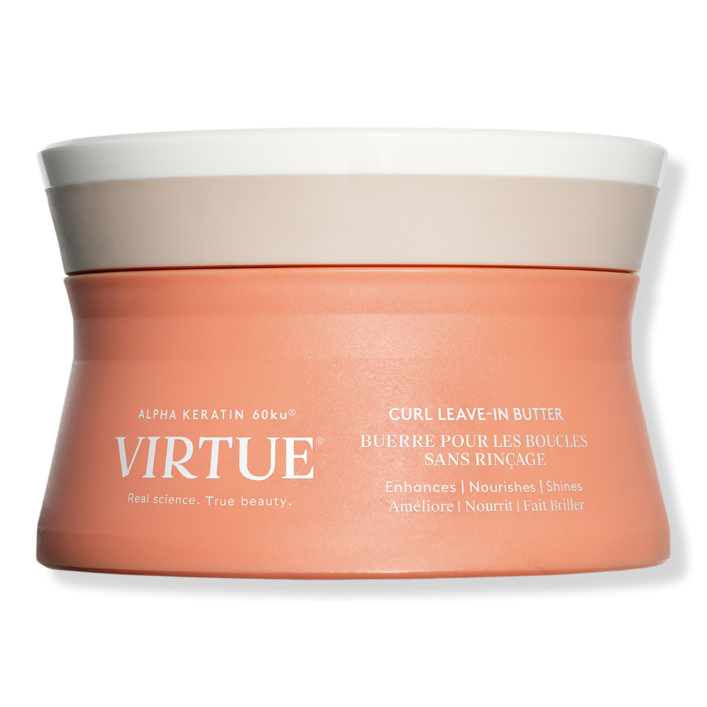 Virtue Shea Butter Heat Protect Curl Leave-in Butter In Orange