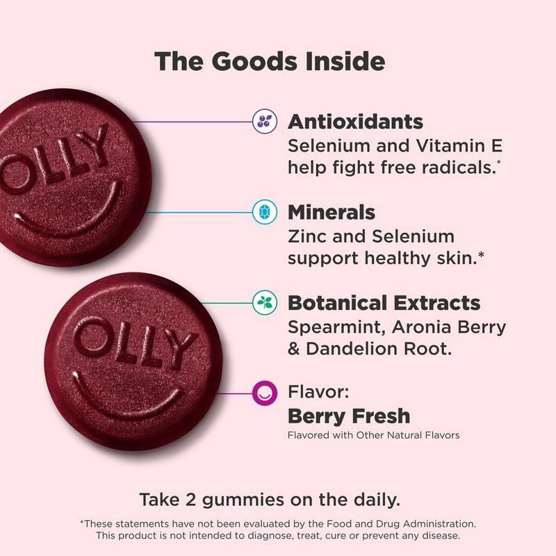 Flawless Complexion Gummy Supplement with Antioxidants