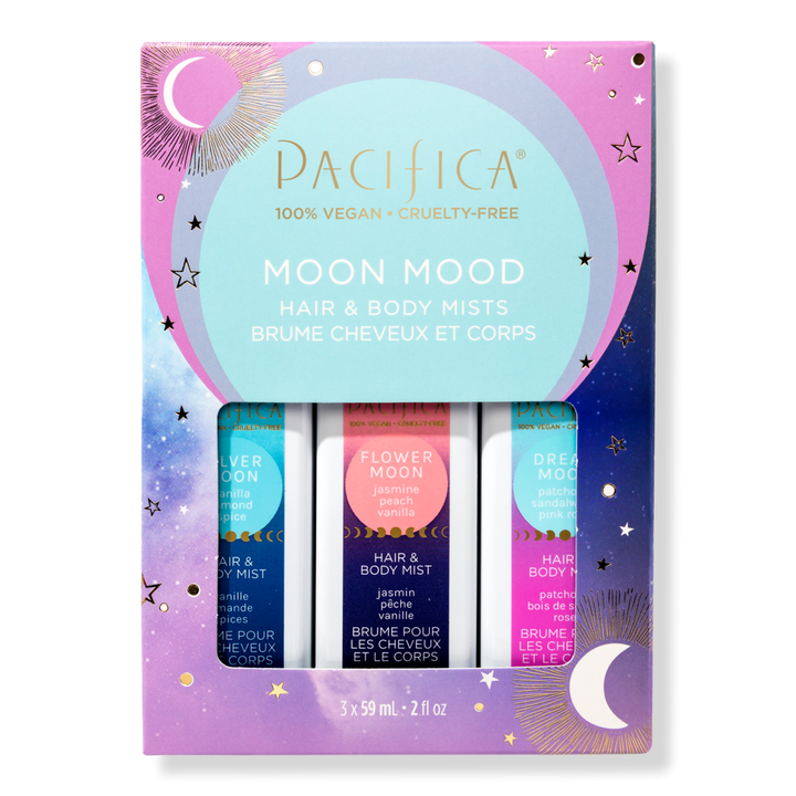 Pacifica Moon Moods Hair & Body Mist Travel Set #1
